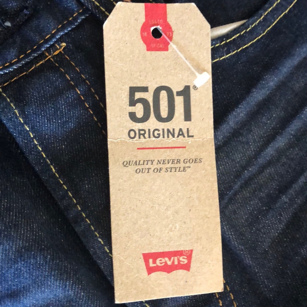 Levi’s 501 30x32 straight leg stretch jeans - Picture 5 of 7